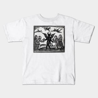 The meeting of witches with the master Kids T-Shirt